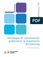 La importancia del planning en la estrategia publicitaria