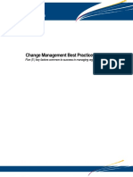 Change Management Best Practices Guide: Five (5) Key Factors Common To Success in Managing Organisational Change
