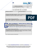 FGPR - 050 - 06 - Plan de Gestión Del Alcance
