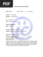 HISTORIA CLINICA DEL PACIENTE CASI LISTO