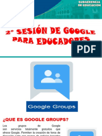 3° Sesion de Google 2021