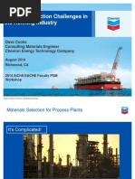 Materials Selection Challenges in The Refining Industry Dave Cooke