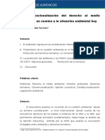 La convencionalización del derecho al medio ambiente