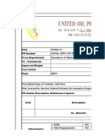 Purchas E Request (PR) : Purchase Request (PR) 10-Mar-21 UOPSL-GPP1-OP-PUR-186 Operations & Maintenance