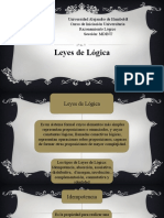 Leyes Lógicas Razonamiento Universidad