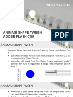 Materi-Animasi Shape Tween Adobe Flash CS5