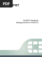 Fortios™ Handbook: Managing Devices For Fortios 5.0