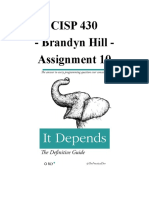 CISP430 - Brandyn Hill - Assignment 10