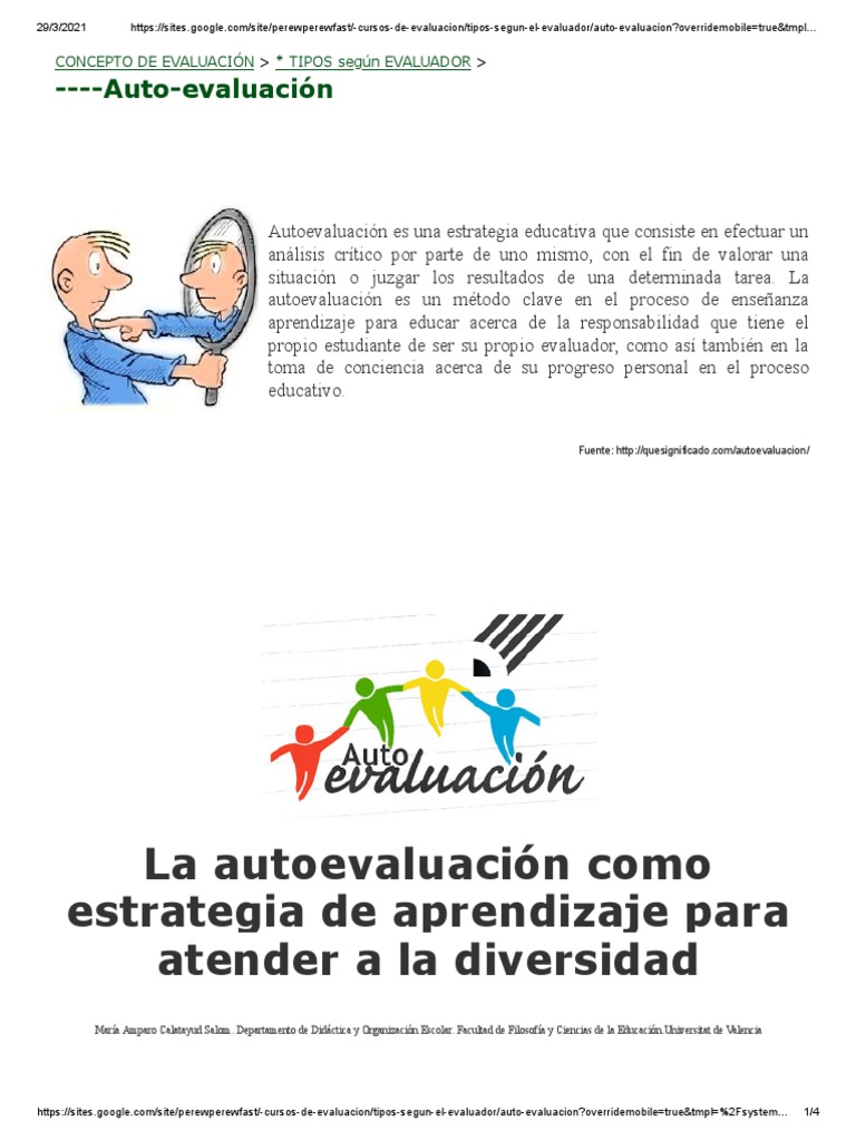 Estrategias de Autoevaluación Educativa | PDF | Evaluación | Maestros