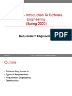 Software Engineering Lecture 5 - Requirements - 1