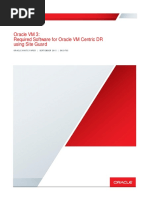 Oracle VM 3: Required Software For Oracle VM Centric DR Using Site Guard