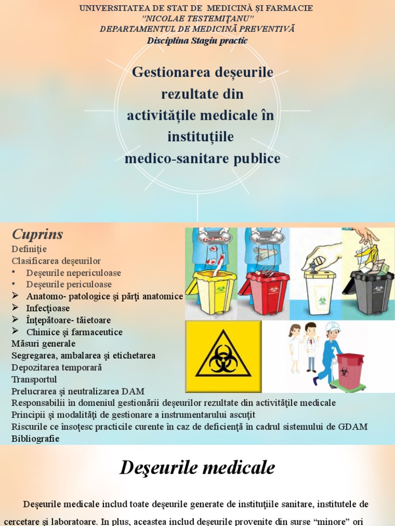 Segregarea Si Gestionarea Deseurilor | PDF