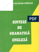 Georgiana Gălățeanu-Fârnoagă - Sinteze de Gramatică Engleză - Exerciții Și Teste de Evaluare-Cruso (1995)