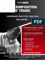 Chords Triads Routine Plan - Guitar - Armando Alonso - Free