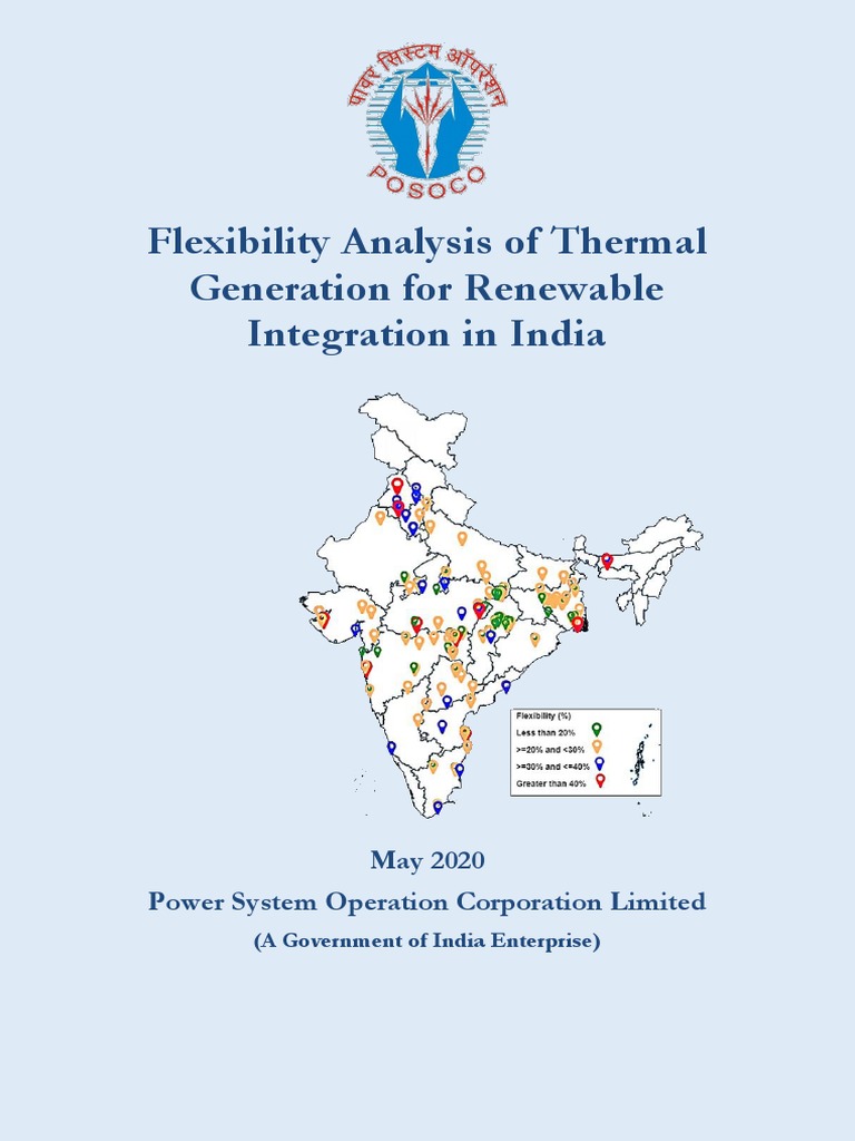 Flexibility Analysis of Thermal Generation For RE Integration in India ...