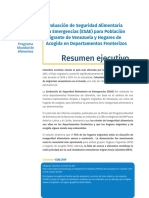 WFP Resumen Ejecutivo ESAE