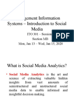 Introduction to Social Media Analytics