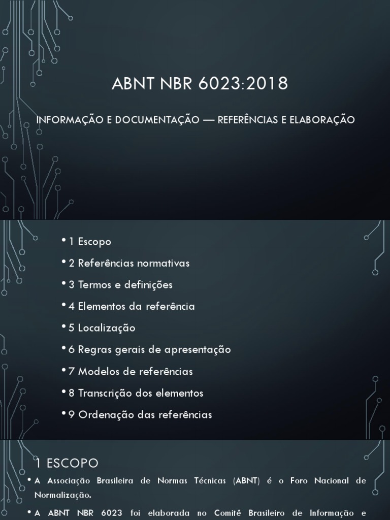 Normas ABNT NBR 6023:2018 | PDF | São Paulo | International Standard ...