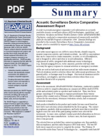 Acoustic Surveillance Device Comparative Assessment Report: Background