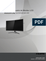 Manual Do Usuário Do Monitor LCD: AG323FCXE