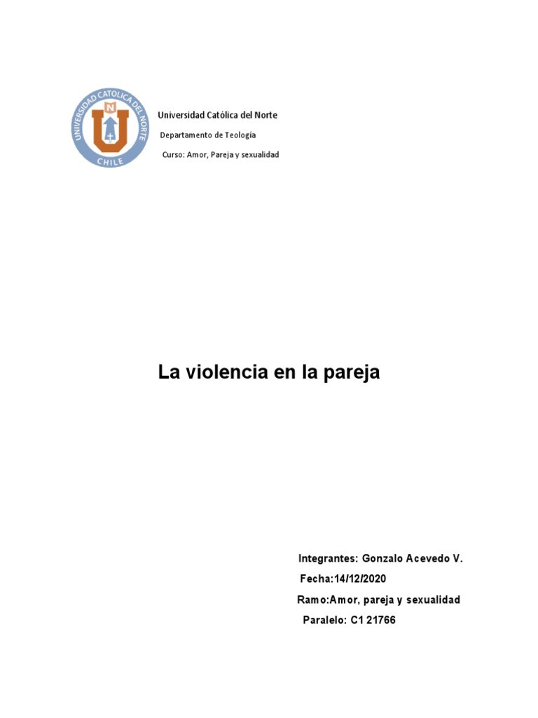 Fases del ciclo de violencia en pareja | PDF | Agresión | Violencia