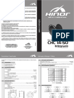 Manual Corneta CHC 14 50 Trinyum Cod 51983