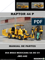 JMC-442 - Raptor 44 P - Dia Bras Mexicana (Manual de Partes)