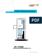 Infusion Pump Operating Manual: IP-7700 / UME-04-REV.10