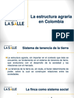 La Estructura Agraria en Colombia