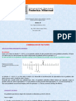 SEMANA 25 - CLASE 8 Combinación de Factores Gradiente Diferido