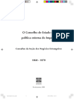 Consultas da Política Externa Brasileira 1868-1870