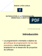 Introduccion A La Programacion Orientada A Objetos