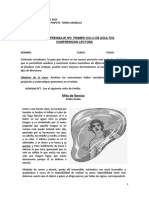 Guia de Comprensiòn Lectora Nº3 1er Ciclo