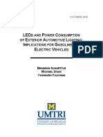 LED P C E A L: I G E V: S and Ower Onsumption OF Xterior Utomotive Ighting Mplications For Asoline and Lectric Ehicles