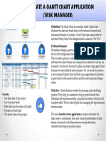 Gantt Chart Task Manager