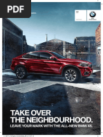 BMW X6 - Specification Sheet