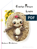 Crochet Pattern Lyolya: The Baby Sloth