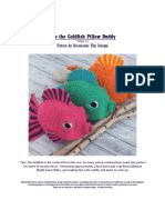 Gus The Goldfish Pillow Buddy: Pattern by Accessorize This Designs