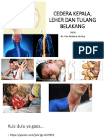 Cedera Kepala, Leher Dan Tulang Belakang