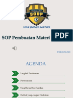 SOP Materi Informasi (Artikel, Sosmed, DLL)