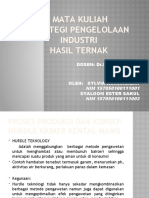 STRATEGI PENGELOLAAN INDUSTRI HASIL TERNAK