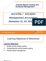 ACC2706 / ACC2002 Management Accounting Semester II, AY 2020/21