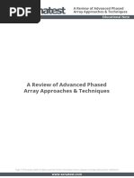 A Review of Advanced Phased Array Approaches Techniques