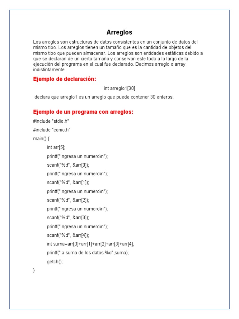 Arreglos y Punteros en Programación C | PDF | Puntero (Programación de ...