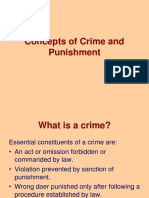 Concepts of Crime and Punishment