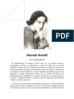 Hannah Arendt y Aristoteles