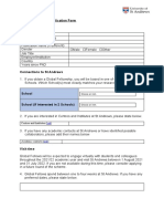 Global Fellowship Application Form 2021