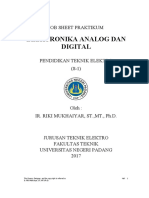 Job Sheet Elektronika Analog Dan Digital