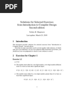 Introduction To Compiler Design - Solutions