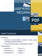 Klasifikasi Negara Sampai Dengan Autokrasi Modern 2008